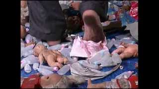 Doll and Toy Trample with Dirty Feet