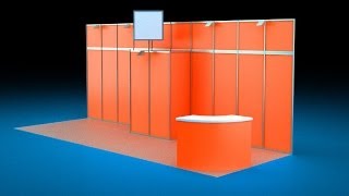Как настроить свет в 3d max - Выставочный стенд 3/3