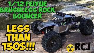 1/12 Feiyue (FY03H) Modified brushless rock bouncer doing work!!