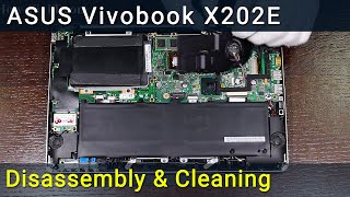 How to disassemble and clean laptop Asus X202E