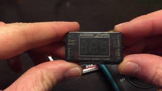 AOKoda AOK-041 - 1S LiPo Battery Checker JST MOLEX mCPX MCX