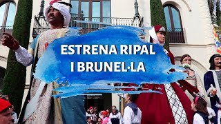 Estrena dels gegants Ripal i Brunel·la del Mar, de Badalona