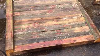 Reclaimed wood table