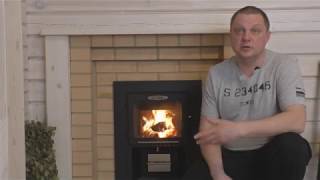 Первая протопка банной печи Куткин 2.0