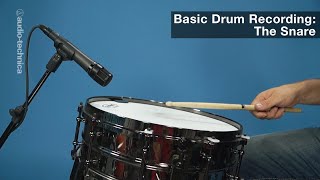Basic Drum Miking: The Snare Drum