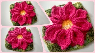 Flor de crochê "Luara "