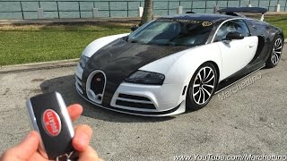 $2.5m Mansory Bugatti Veyron Ride, Rev and Accelerations!