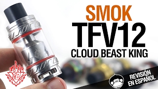 Smok TFV12 Cloud Beast King + tutorial RTA (dual y triple coil) + TV12 VS TFV8 / revisión