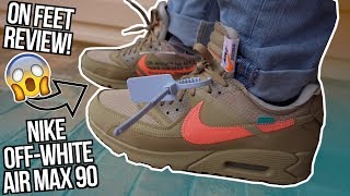 NIKE x OFF WHITE AIR MAX 90 UNBOXING AND ON FEET REVIEW! | THE LAST VIRGIL COLLAB? | HOW TO COP!