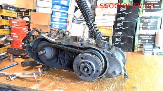 Съемники для Honda DIO откручиваем вариатор и магнит