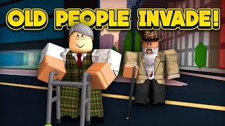 OLD PEOPLE INVADE JAILBREAK! (ROBLOX Jailbreak)