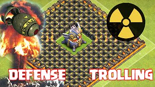 Clash Of Clans - EAGLE ARTILLERY TROLL BASE!! (Can't Touch this!!)