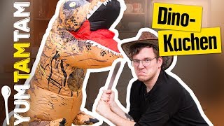 T-REX ANGRIFF in unserer KÜCHE // Jurassic World Dino-Kuchen  // #yumtamtam