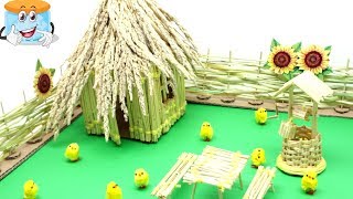 Как Сделать Своими Руками Хижину из Травы Поделки Самоделки