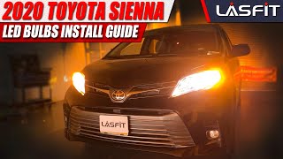 2020 Toyota Sienna | How to install LED headlight bulb backup light turn signals...