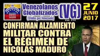 CONFIRMAN ALZAMIENTO MILITAR CONTRA EL RÉGIMEN DE NICOLÁS MADURO - (VG)