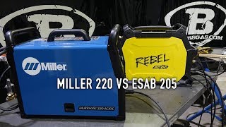 Miller Multimatic 220 VS ESAB Rebel 205 AC/DC
