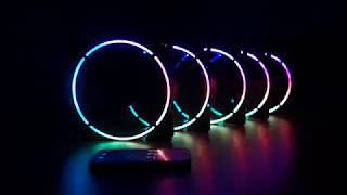 PcCOOLER Corona FRGB 5x Fan Kit a Full RGB en la Noche