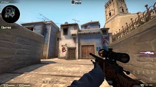 CSGO: How to smoke ramp from CT Spawn + 2 good retake flashbangs