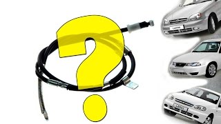 Замена троса ручника на Chevrolet Lanos
