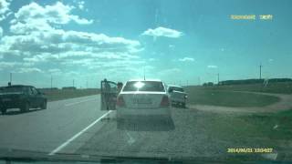 АВАРИЯ на трассе Барнаул - Павловск в Бурановке  21.06.2014