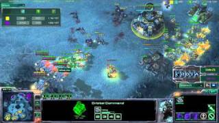 StarCraft 2 - SC412 - Linko (T) vs QXC (T) on Xel'Naga Caverns Part 2