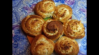 Самые вкусные булочки с творогом и яблоками. Любимые булочки моего мужа. Тают во рту.