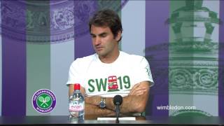 Roger Federer quarter-final press conference