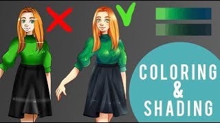 Tutorial: Coloring and Shading - Digital Art