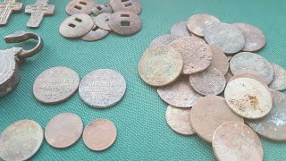КОП на пляже без металлоискателя БОЛЕЕ 30 монет