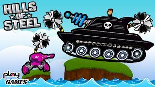 Сложные БОССЫ в летней БИТВЕ на АРАХНИДЕ! Танковое сражение в игре HILLS of STEEL