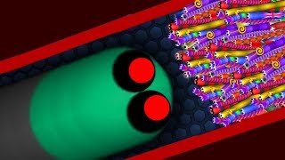 Slither.io - 1 HACKER SNAKE vs 12700 SMART SNAKES! EPIC TROLLING SLITHERIO GAMEPLAY