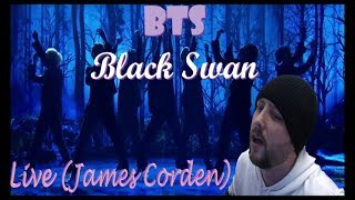 BLOCKED! Link to vid in description!!! BTS performs BLACK SWAN Live (James Corden)