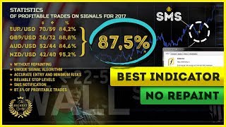 Best Forex indicator 2017, 2018, 2019. Accuracy 87,5%. No repaint signals + SMS alerts for Forex