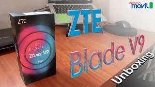 ZTE Blade V9 - Unboxing en Español HD