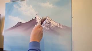 Mountain Scene Part 1 Wet on Wet Oil Painting Technique