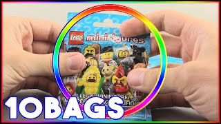 NEW LEGO Minifigures Wave! Opening 10 Blind Bags!