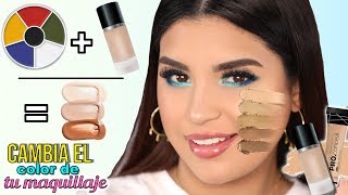 COMO CAMBIAR EL COLOR DE TU BASE Y CORRECTOR DE MAQUILLAJE