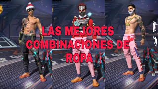 LAS MEJORES COMBINACIONES DE ROPA PRO Con El Nuevo  SANTA MILITAR En FREE FIRE//SET SANTA MILITAR