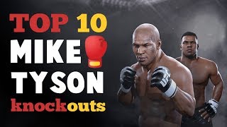 Top 10 Mike Tyson Knockouts (EA Sports UFC 2) ?