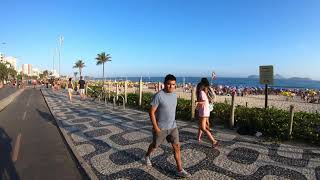 ⁴ᴷ⁶⁰ Cycling Rio de Janeiro - Brasil : Leblon - Ipanema - Copacabana - Leme