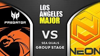 TNC vs Neon ESL One Los Angeles Major 2020 SEA Highlights Dota 2