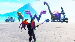 Get INSANE DINOSAURS And MORE UNRELEASED Items In Fortnite Creative (Glitch)