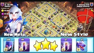NEW META 10 WITCH+6 BAT SPELL & BAT SPELL+DRAGON SMASH TH12 ( Clash of Clans )