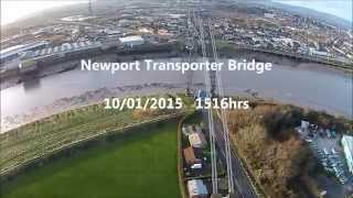 Newport Transporter Bridge and 360° View