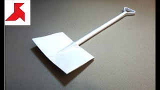 DIY - Как сделать ЛОПАТУ из бумаги А4 своими руками?