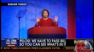 Pelosi: "We Have to Pass the Bill So That You Can Find Out What Is In It"