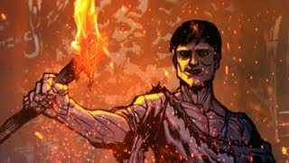 Aryan La Valette Burns His Castle. Aryan Surrenders to Geralt (Witcher 2 | Flashback)
