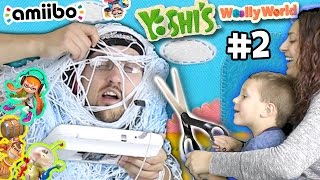 The Yarn Zombie plays YOSHI'S WOOLY WORLD #2:  Chase + Scissors = SCARY!  (Amiibo Action!)