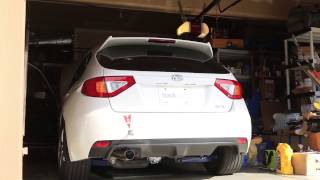 Nameless Track Pipe, Grimmspeed Downpipe, HKS EQL Headers Subaru WRX/STi